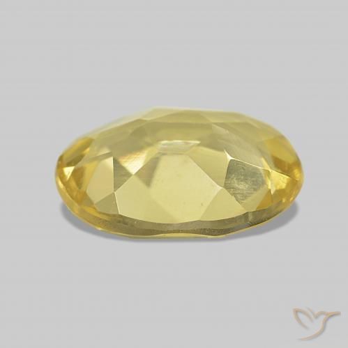 Berilo Amarelo Dourado Claro Natural 0.99ct, oval, VVS-VS