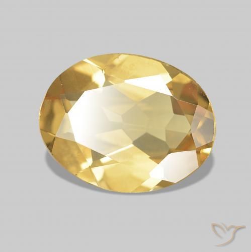 Berilo Dourado Natural 1.26ct, oval, VVS-VS