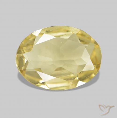 1.31ct Amarelo Dourado Claro Berilo Pedras Preciosas, oval, VVS-VS