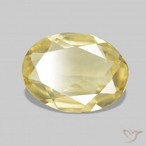 Berilo Amarelo Dourado Claro Natural 1.31ct, oval, VVS-VS