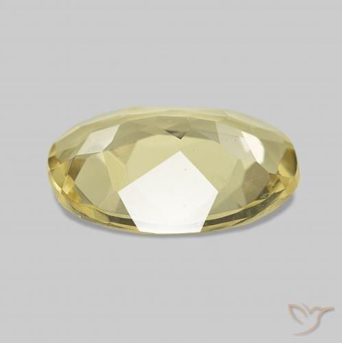 Berilo Amarelo Dourado Claro Natural 1.31ct, oval, VVS-VS