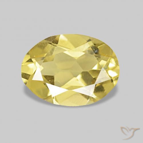 Berilo Luz amarela Natural 1.15ct, oval, VS