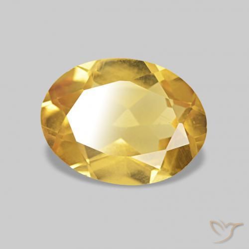 Berilo ouro brilhante Natural 0.99ct, oval, VS