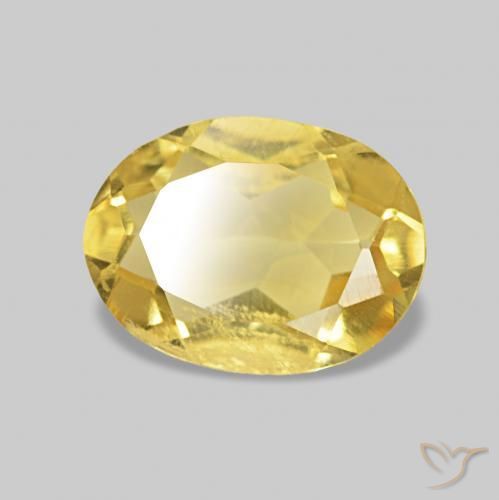Berilo Amarelo Dourado Claro Natural 0.89ct, oval, VS