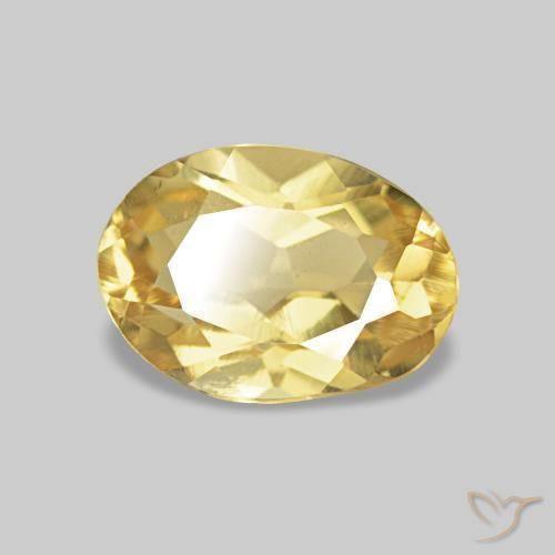 Berilo Dourado Natural 0.73ct, oval, VS