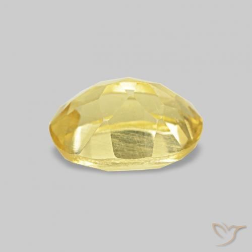 Berilo Luz amarela Natural 0.51ct, Corte Oval, VS
