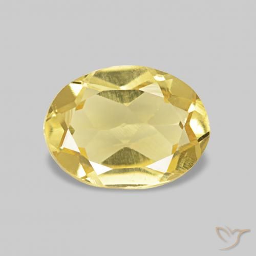 Berilo Luz Dourada Natural 0.65ct, oval, VS
