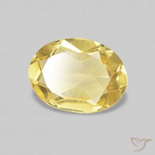 Berilo Luz Dourada Natural 0.65ct, oval, VS