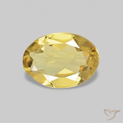 Berilo Luz Dourada Natural 0.61ct, oval, VS
