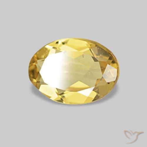 Berilo Luz Dourada Natural 0.61ct, oval, VS
