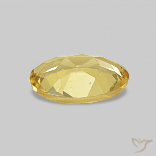 Berilo Luz Dourada Natural 0.61ct, oval, VS