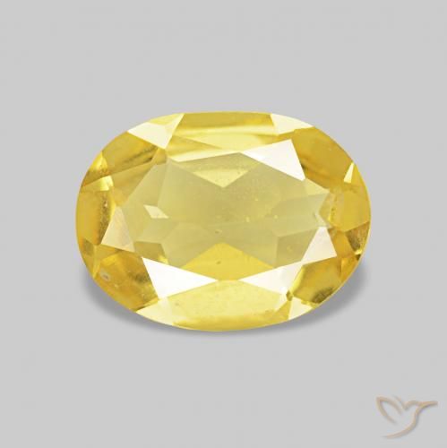 Berilo Luz amarela Natural 0.60ct, oval, VS