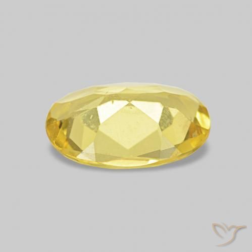 Berilo Luz amarela Natural 0.60ct, oval, VS