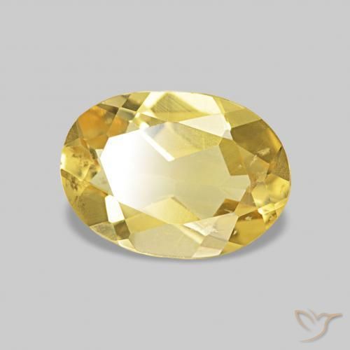 Berilo Amarelo Dourado Claro Natural 0.89ct, oval, VS