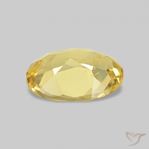 Berilo Amarelo Dourado Claro Natural 0.89ct, oval, VS