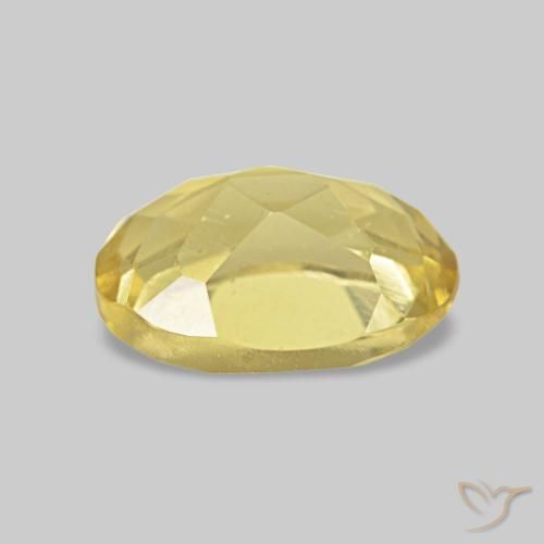 Berilo Luz amarela Natural 0.77ct, oval, VS