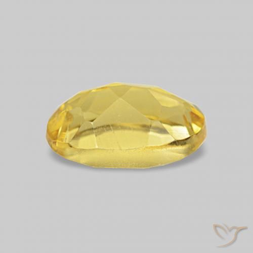 Berilo Dourado médio Natural 0.51ct, oval, VS