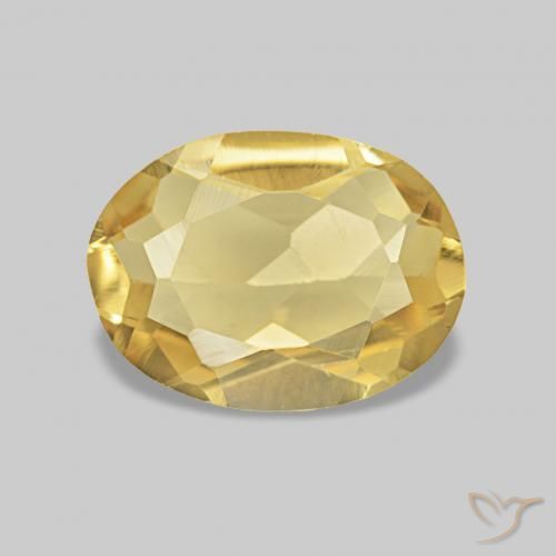 Berilo Laranja Dourada Natural 0.99ct, oval, VS