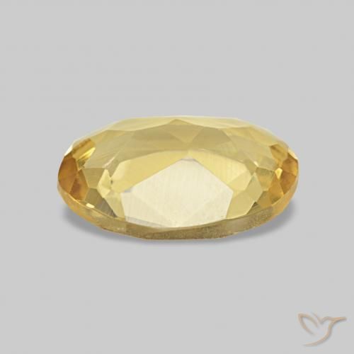 Berilo Laranja Dourada Natural 0.99ct, oval, VS