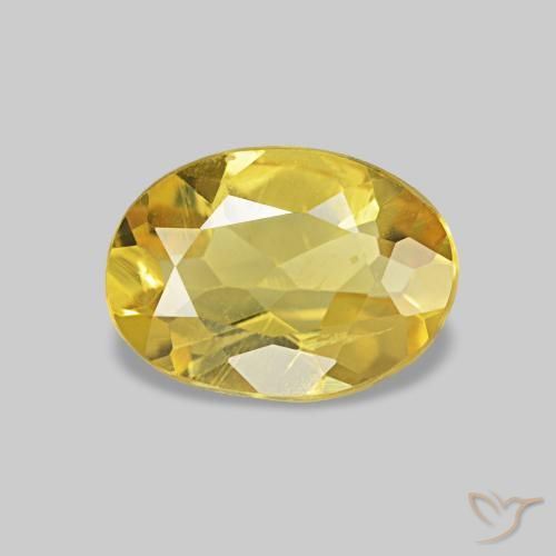 Berilo Amarelo Dourado Claro Natural 0.50ct, oval, VS