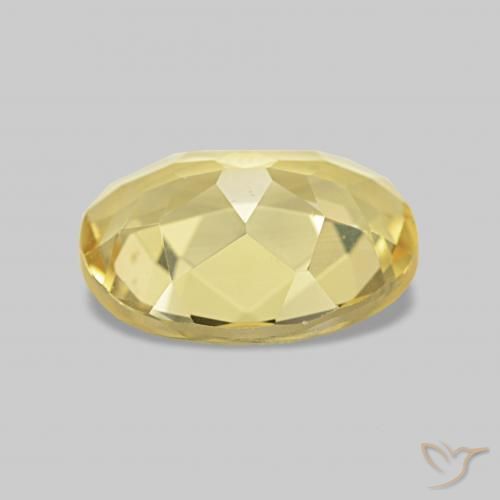 Berilo Amarelo Dourado Claro Natural 1.44ct, oval, VVS-VS