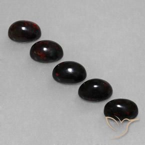 Pedras preciosas de Opala negra Multicolorido natural de 2.67 ct, oval, Opaco