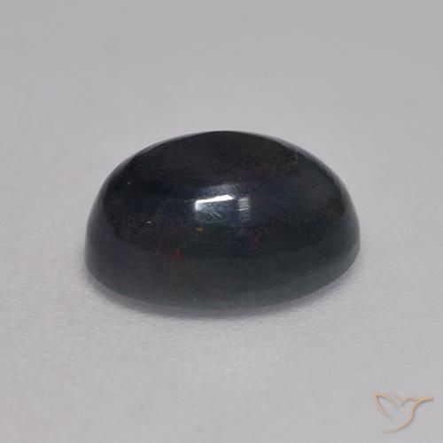 Opala negra Multicolorido Natural 1.25ct, oval, Opaco