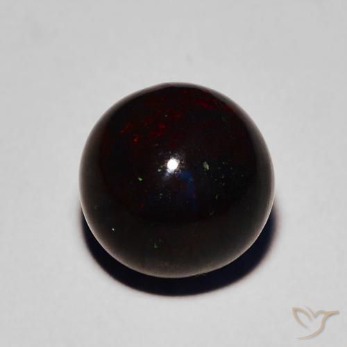 2.08ct Natural Multicolorido Opala negra, Esfera / Bola, Opaco