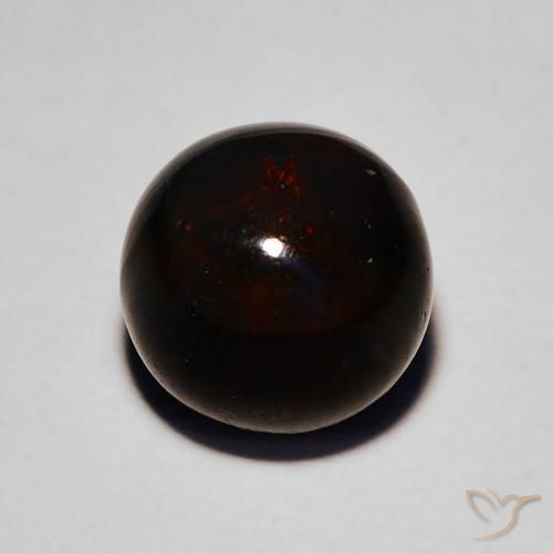 Opala negra Multicolorido Natural 2.08ct, Esfera / Bola, Opaco
