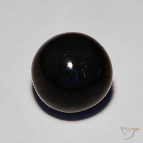 Opala negra Multicolorido Natural 2.08ct, Esfera / Bola, Opaco