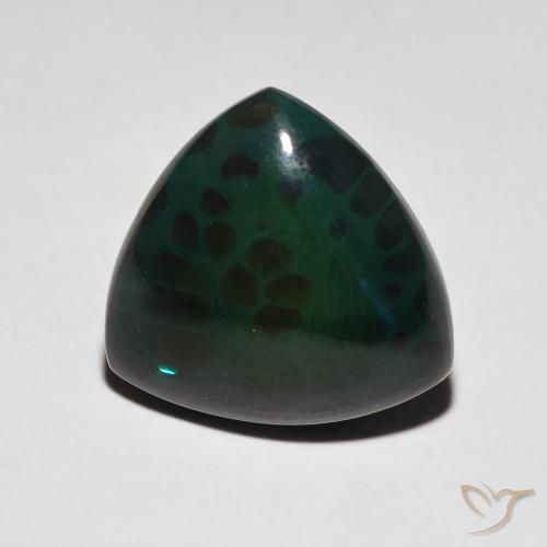 3.74ct Natural Multicolorido Opala negra, Trilhão, Opaco