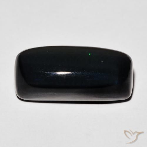 4.00ct Natural Multicolorido Opala negra, Almofada, Opaco