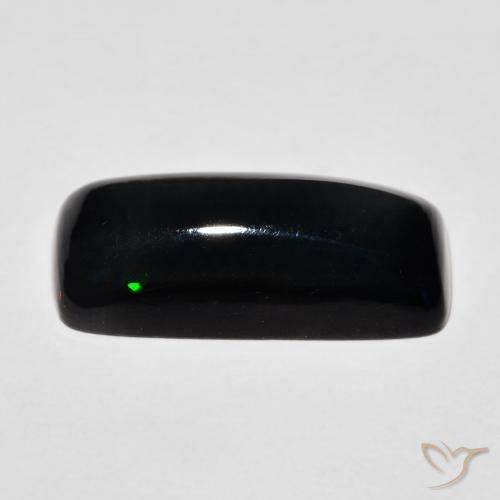 Opala negra Multicolorido Natural 4.00ct, Almofada, Opaco