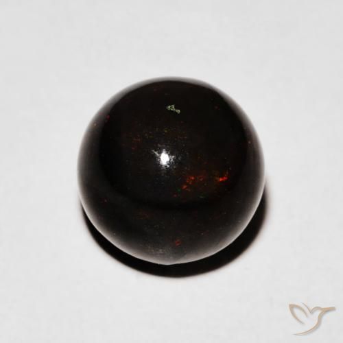 1.47ct Natural Multicolorido Opala negra, Esfera / Bola, Opaco