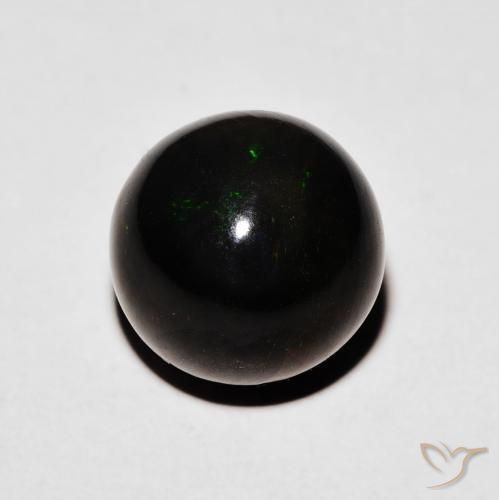 Opala negra Multicolorido Natural 5.66ct, Esfera / Bola, Opaco