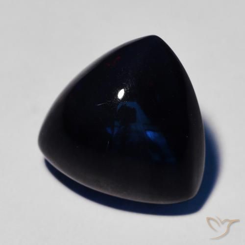 Opala negra Multicolorido Natural 4.85ct, Trilhão, Opaco