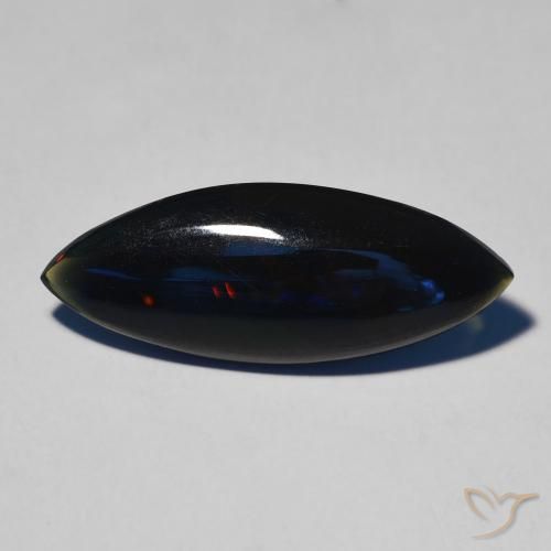 3.73ct Natural Multicolorido Opala negra, Marquesa, Opaco