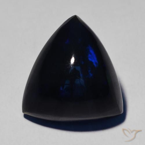 5.55ct Natural Multicolorido Opala negra, Trilhão, Opaco