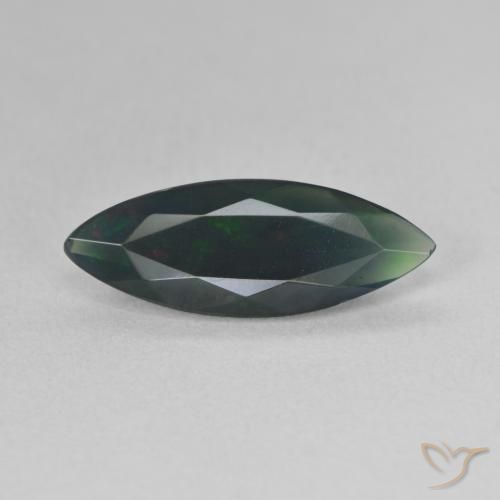 1.45ct Natural Multicolorido Opala negra, Marquesa, Translúcido