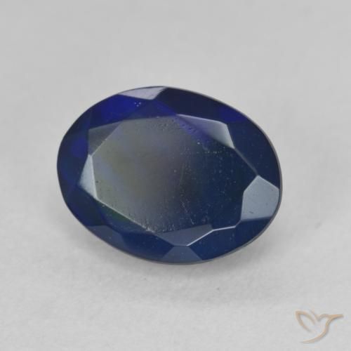 Opala negra Multicolorido Natural 1.40ct, oval, Opaco