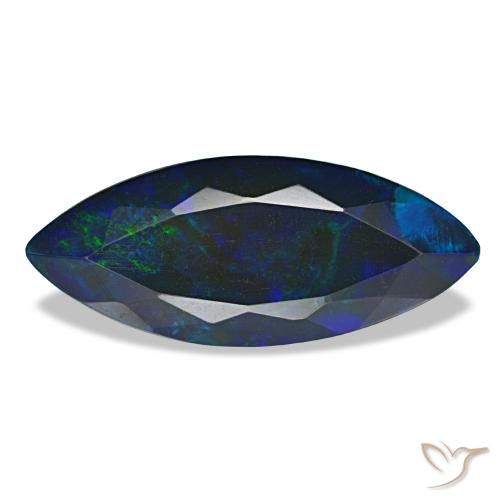 3.65ct multicolorido opala negra, marquise, translúcido