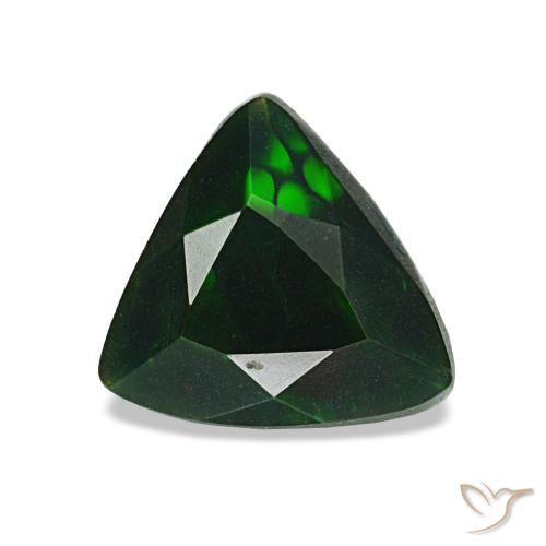 Opala negra multicolorido natural 1,06ct, trillion, opaco