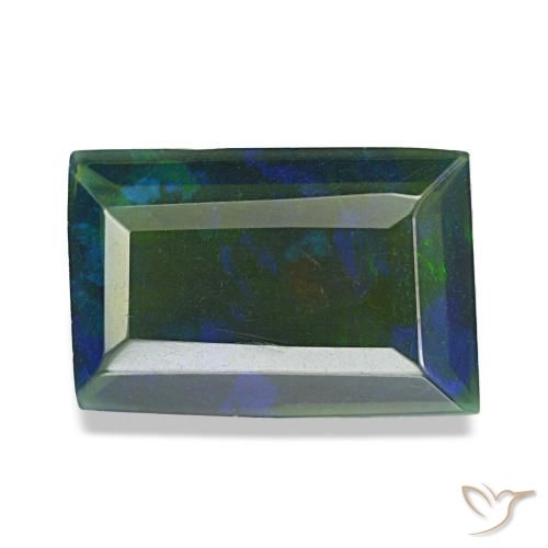 1.49ct multicolorido opala negra, baguete, translúcido