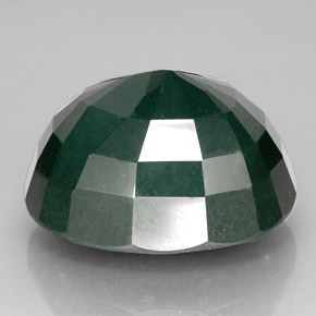 Pedra de sangue verde natural 102,65ct, corte oval, opaco