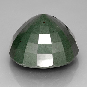 Pedra de Sangue Verde Natural 105.95ct, Corte Redondo, Opaco