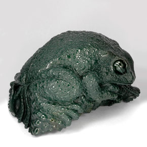 Pedra de sangue verde natural 931,99ct, forma extravagante, opaco