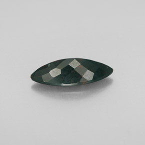Pedra de sangue verde natural 1,90ct, marquise, opaco