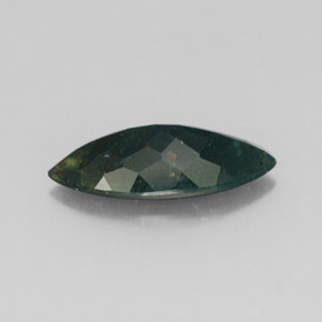 Pedra de sangue verde natural 2,09ct, marquise, opaco