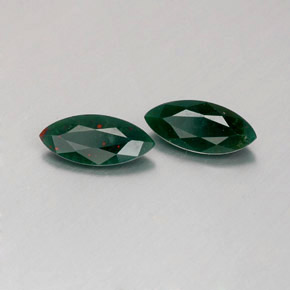 Pedras preciosas de pedra de sangue verde natural de  ct, marquise, opaco