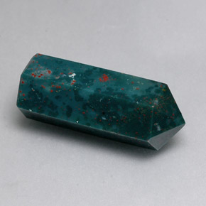 Pedra de sangue verde natural 20,34ct, forma extravagante, opaco